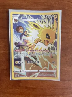 Pokemon TCG Jolteon Sword & Shield: Brilliant Stars TG04/TG30 Holo Secret Rare - Image 1