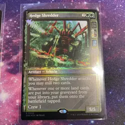 Hedge Shredder (FOIL) x1 - MTG Duskmourn: House of Horror DSK #320 - Image 1