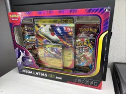 NEW Pokemon TCG Mega Evolution Mega Latias EX Box 4 Booster Packs Promo DRI MEG - Image 3