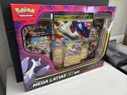 NEW Pokemon TCG Mega Evolution Mega Latias EX Box 4 Booster Packs Promo DRI MEG - Image 4
