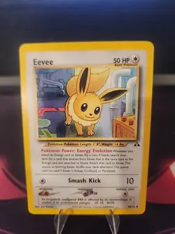Eevee 38/75 Pokemon TCG Neo Discovery Uncommon LP - Image 1