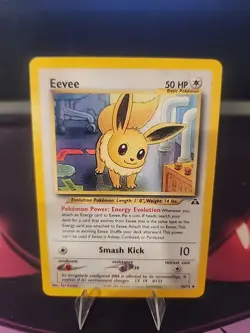 Eevee 38/75 Pokemon TCG Neo Discovery Uncommon LP - Image 3
