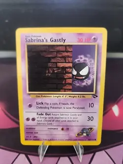 Sabrina's Gastly 96/132 Pokemon TCG Gym Challenge Unlimited LP - Image 1