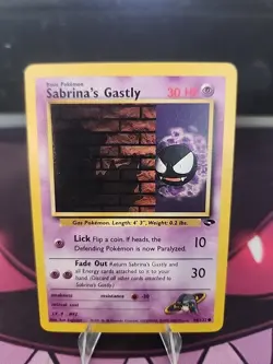 Sabrina's Gastly 96/132 Pokemon TCG Gym Challenge Unlimited LP - Image 3