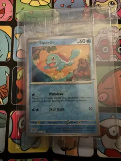 Pokemon 151 Squirtle MEW-EN 007/165 Pokemon Center Stamped Promo Sealed - Image 1