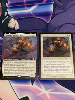 C1849 MAGIC GATHERING MTG BROTHERS WAR SAMWELL AVENGER ACE 2X NM RARE - Image 1