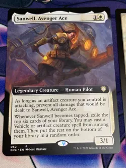 C1849 MAGIC GATHERING MTG BROTHERS WAR SAMWELL AVENGER ACE 2X NM RARE - Image 2
