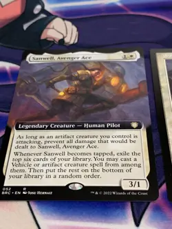 C1849 MAGIC GATHERING MTG BROTHERS WAR SAMWELL AVENGER ACE 2X NM RARE - Image 3
