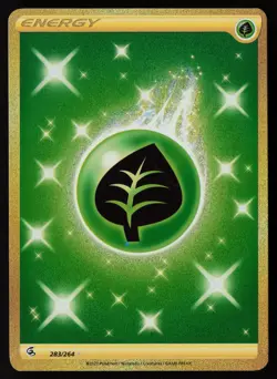 Grass Energy (Secret) 283/264 SWSH08: Fusion Strike Pokemon TCG LP+ - NM - Image 1