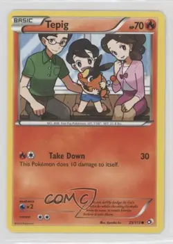 Tepig Pokemon Black & White Legendary Treasures #25 - Image 1