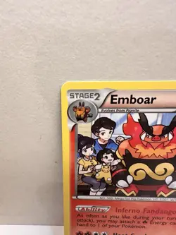 EMBOAR 27/113 LEGENDARY TREASURES REGULAR COMMON POKEMON TCG 2013 - Image 2