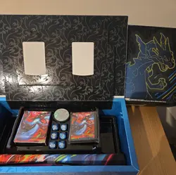 No Packs! Pokemon Charizard X UPC Ultra Premium Collection + Accessories - Image 1