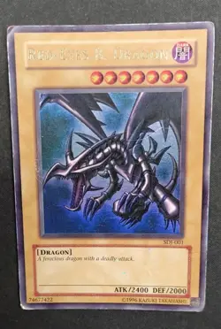 Yu-Gi-Oh! Red-Eyes B. Dragon, SDJ-001, Englisch, Poor - Image 1