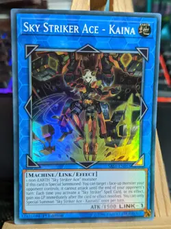 Sky Striker Ace Kaina SAST-EN055 Super Rare LP Yugioh Cards - Image 1