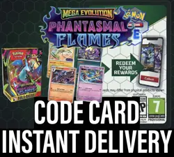 Built and Battle Phantasmal Flames Code Card -Pokemon Live- Instant Delivery - Image 1