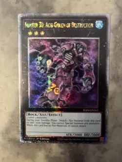 Yugioh! TCG - Number 30: Acid Golem of Destruction - Quarter Century- RA04-EN165 - Image 1