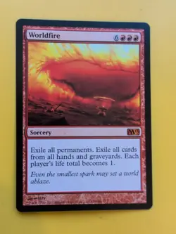 Worldfire, M13 Mythic Sorcery MTG Card. - Image 2