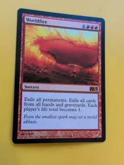 Worldfire, M13 Mythic Sorcery MTG Card. - Image 3