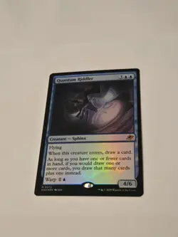 Quantum Riddler Edge of Eternities Foil Magic Card NM Condition - Image 1