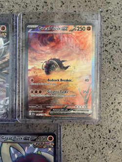 Great Tusk x 3 EX Full Art Cards 246/198 - 053/091- SVPN072 - Mint. - Image 3