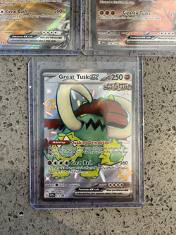 Great Tusk x 3 EX Full Art Cards 246/198 - 053/091- SVPN072 - Mint. - Image 4