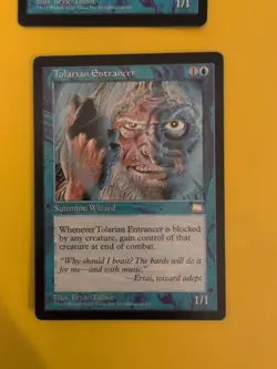 Tolarian Entrancer. Summon Old Vintage. Weatherlight Magic the Gathering Card. - Image 2