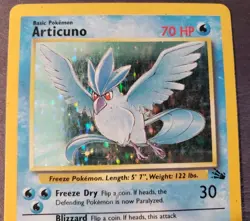 MP! - Articuno 2/62 Fossil Holo Rare Pokemon Card See Pictures Fast Shipping - Image 4