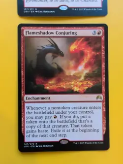 Flameshadow Conjuring & Chandra's Ignition rare oRIGIN S MTG 2 Card. - Image 2