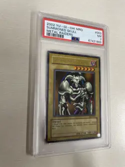 Yu-Gi-Oh! TCG Summoned Skull Metal Raiders Mrd-003 Unlimited Ultra Rare PSA 7 - Image 2
