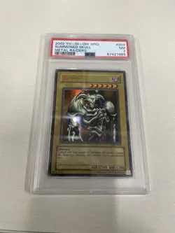 Yu-Gi-Oh! TCG Summoned Skull Metal Raiders Mrd-003 Unlimited Ultra Rare PSA 7 - Image 3