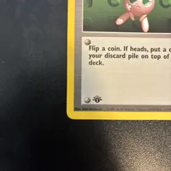 Recycle 61/62 Fossil Regular 1st Edition Pokemon TCG Trainer Card - Image 5