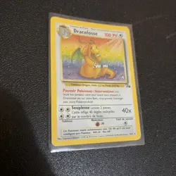 Dracolosse (Dragonite) French Fossil Holo Unlimited Pokemon Card 4/62 - Image 1