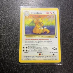 Dracolosse (Dragonite) French Fossil Holo Unlimited Pokemon Card 4/62 - Image 2