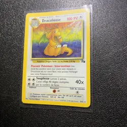 Dracolosse (Dragonite) French Fossil Holo Unlimited Pokemon Card 4/62 - Image 3