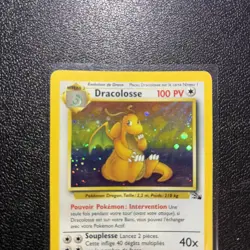 Dracolosse (Dragonite) French Fossil Holo Unlimited Pokemon Card 4/62 - Image 4