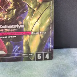 Kshatriya GD01-044 LR+ Alt Art Foil Gundam Newtype Rising Card Game Near Mint C - Image 5