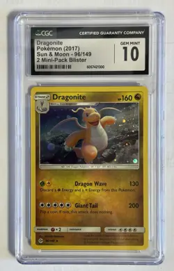 Pokemon Ceruledge Dragonite Promo ERROR CGC SLAB GEM MINT 10 6x GRADED CARD LOT - Image 3