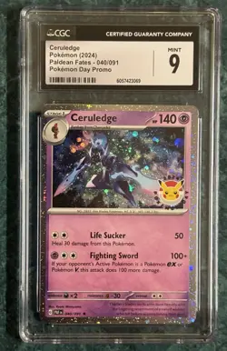 Pokemon Ceruledge Dragonite Promo ERROR CGC SLAB GEM MINT 10 6x GRADED CARD LOT - Image 5