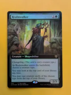Realmwalker KHM Buy a Box FOIL Shapeshiter MTG Card. - Image 1