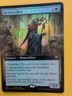 Realmwalker KHM Buy a Box FOIL Shapeshiter MTG Card. - Image 2