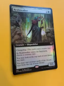 Realmwalker KHM Buy a Box FOIL Shapeshiter MTG Card. - Image 3