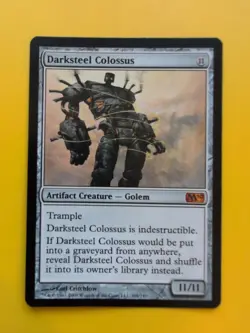 Darksteel Colossus M10 Mythic Golem MTG Card. - Image 1
