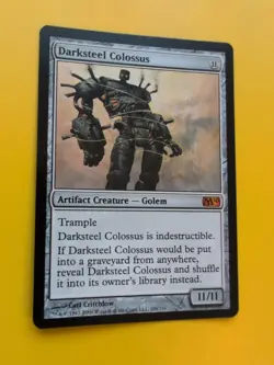 Darksteel Colossus M10 Mythic Golem MTG Card. - Image 2
