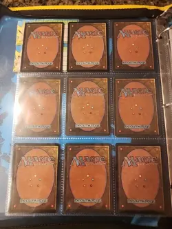 Vintage Magic The Gathering Binder Collection Card Lot MTG 1993-2003 Rares - Image 2