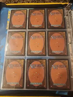Vintage Magic The Gathering Binder Collection Card Lot MTG 1993-2003 Rares - Image 5