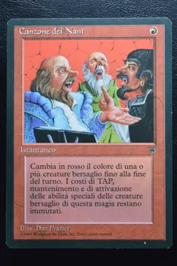 Magic The Gathering MTG DWARVEN SONG ITALIAN Legends LP Lightly Played - Image 1