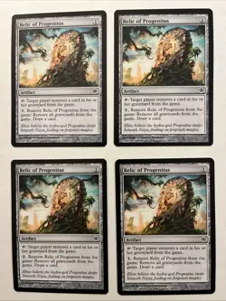Relic of Progenitus X4 (Playset) MTG Magic The Gathering Shards of Alara - NM/M - Image 1
