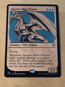Ancient Silver Dragon -Showcase NM- Commander Legends: Battle for Baldur's Gate - Image 1