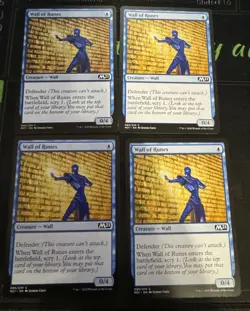 Wall of Runes X4 M21 Core Set Magic the Gathering MTG - Image 1