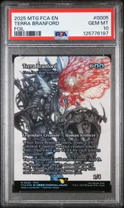 PSA 10 MTG Final Fantasy Terra Branford, Urza Lord High Artificer Showcase Foil - Image 1